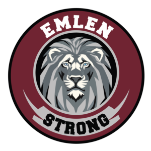 Emlen-Logo Emlen school lion mascot logo